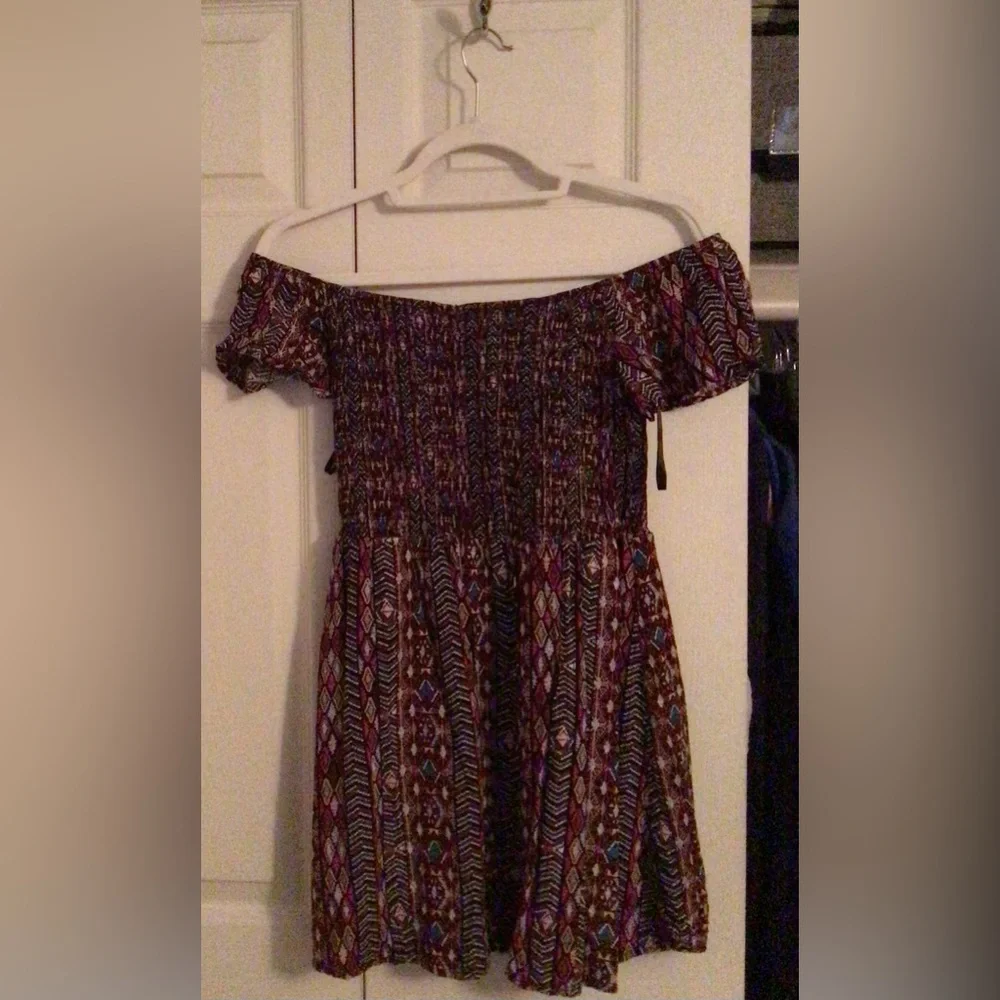 Multicolored Patterned Dress - Picture 2 of 6